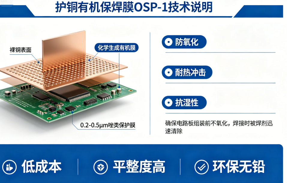 护铜有机保焊膜 JSC-OSP-1 | 环保无铅OSP，焊盘保护首选方案